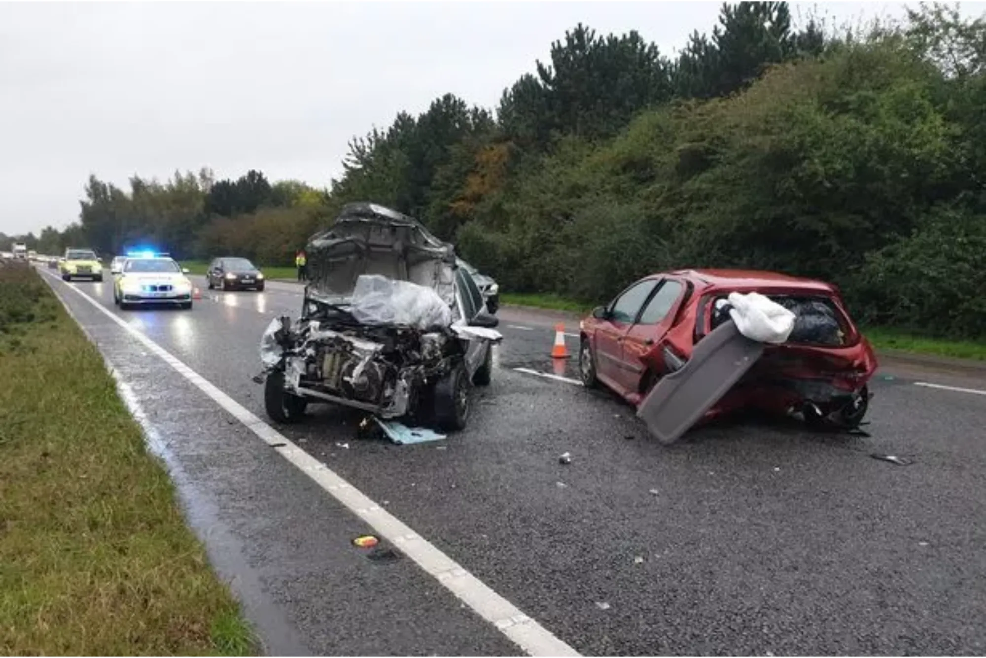 A50 Crash Bentley Photos