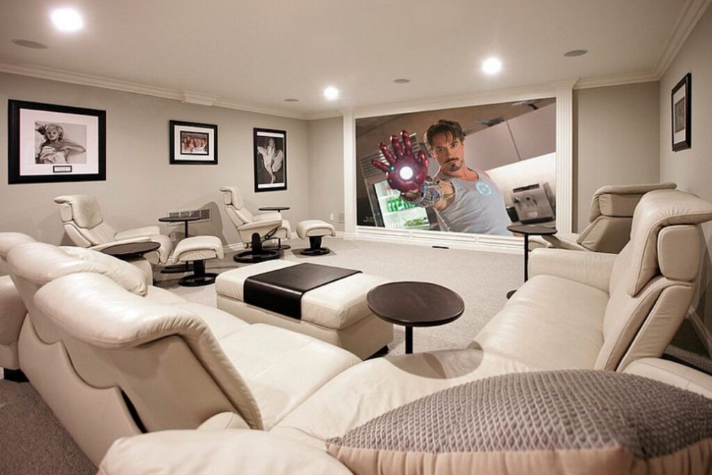 home movie theater decor