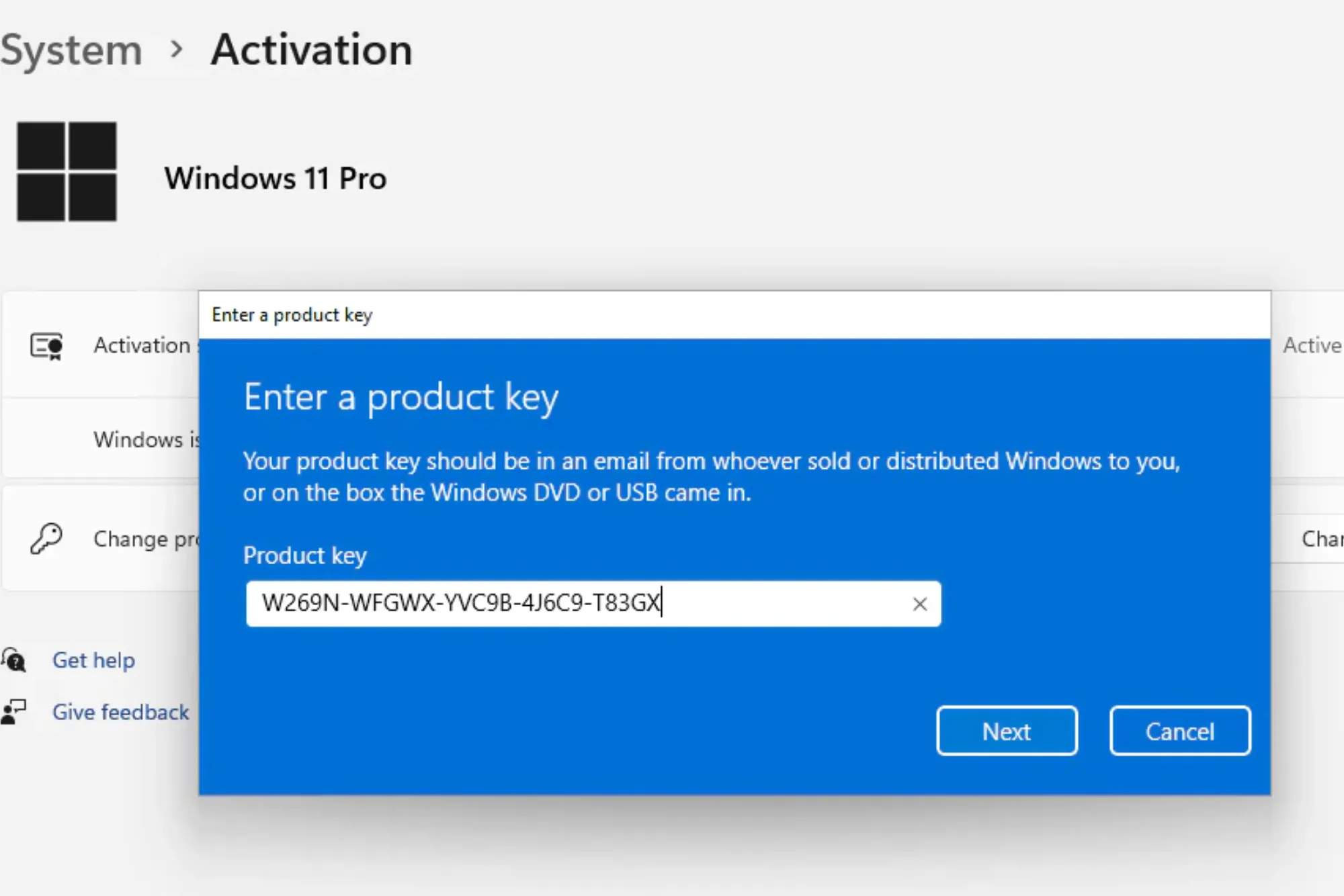 How to Activate Windows 11 Pro Key