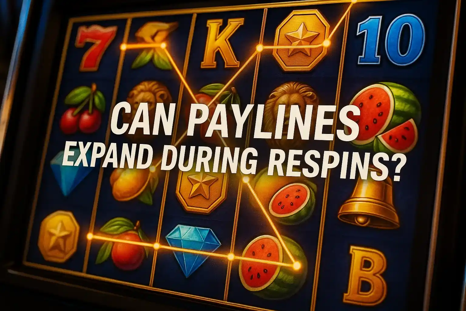 Can paylines expand during respins