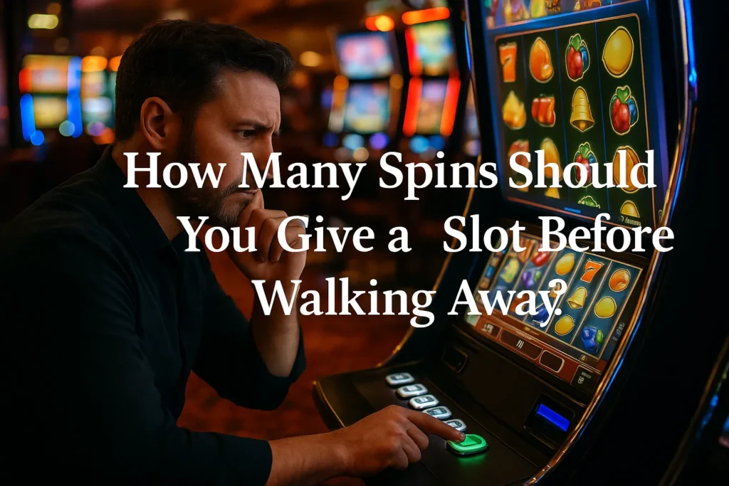 How Many Spins Should You Give a Slot Before Walking Away
