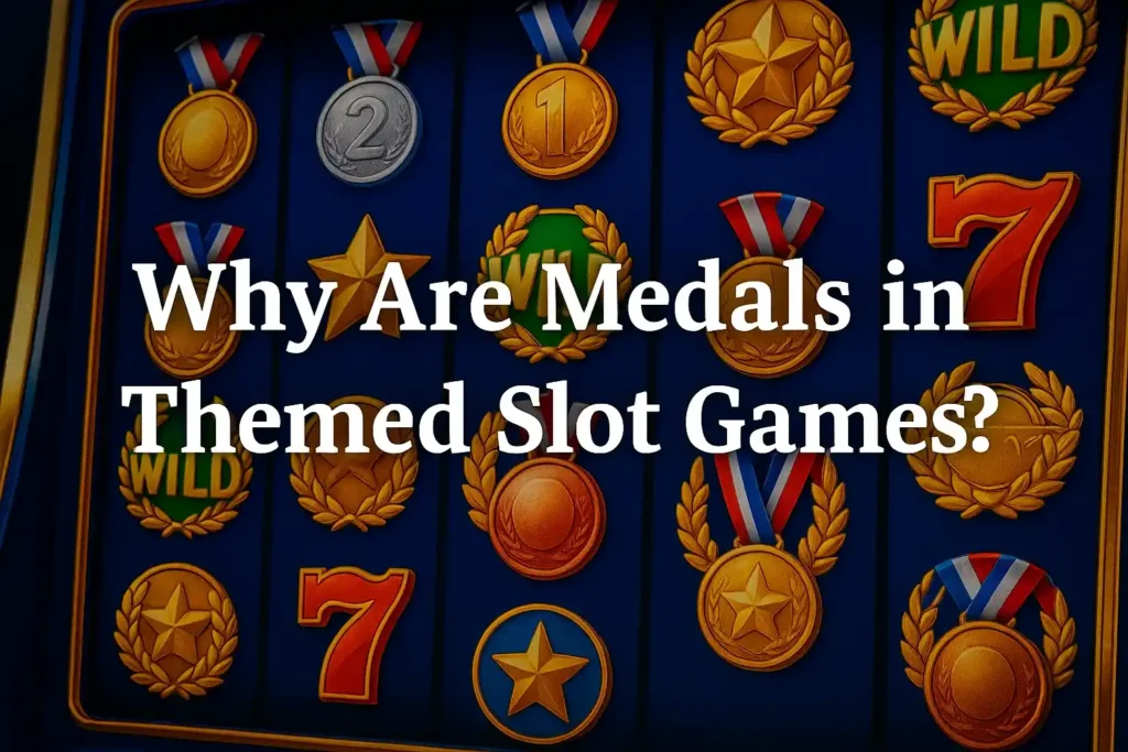Why are medals in themed slot games