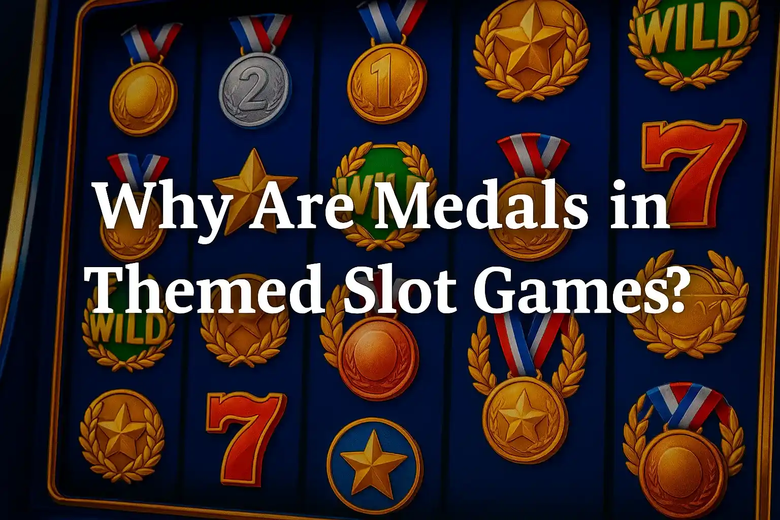Why are medals in themed slot games