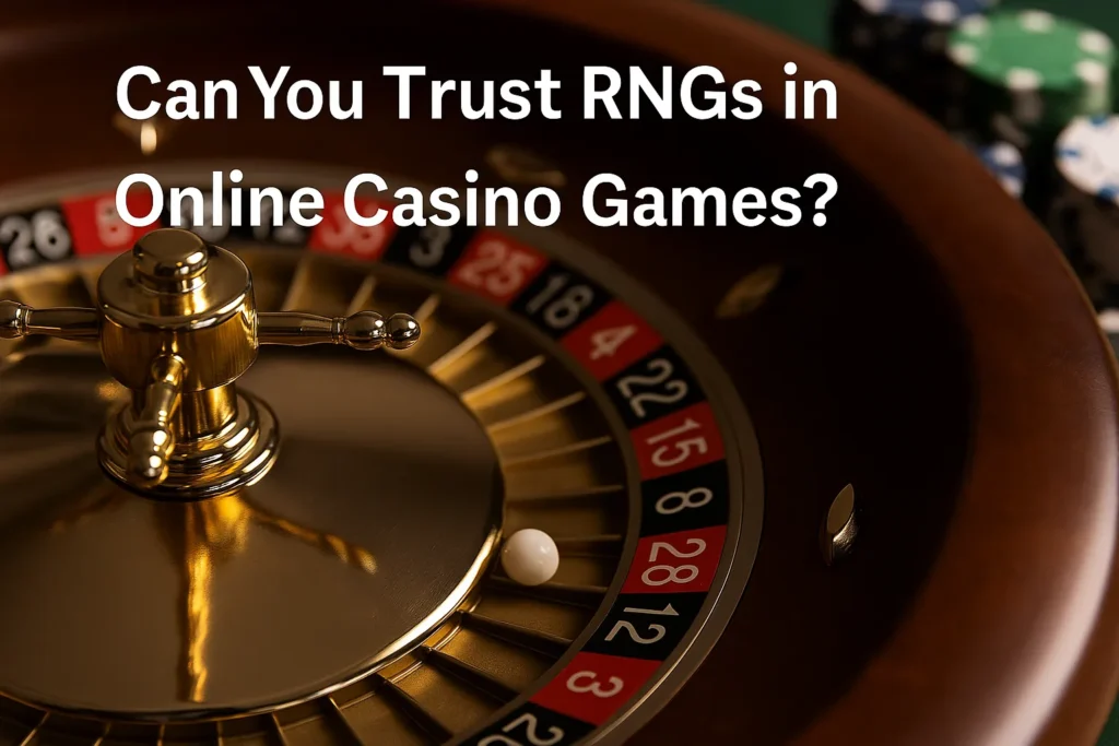Can You Trust RNGs in Online Casino Games